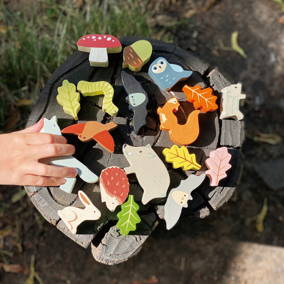 Stacking Forest stacking + balancing Tender Leaf Toys   