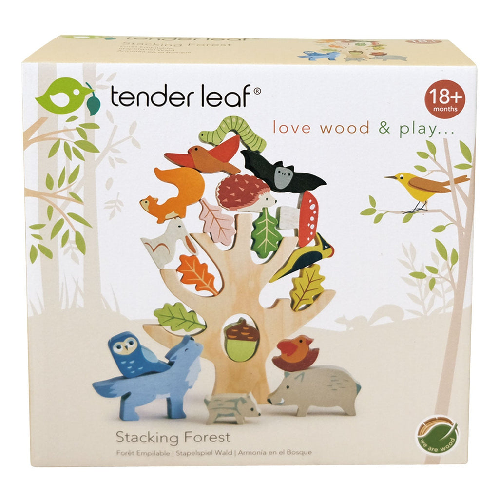 Stacking Forest stacking + balancing Tender Leaf Toys   