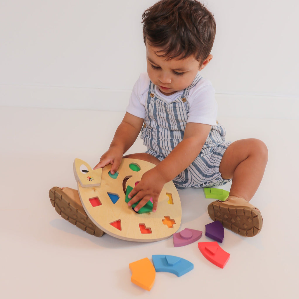 Colour Me Happy wooden puzzle Tender Leaf Toys   