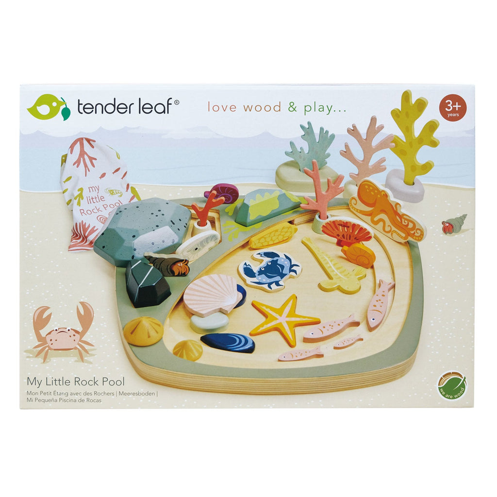 My Little Rock Pool wooden educational Tender Leaf Toys   