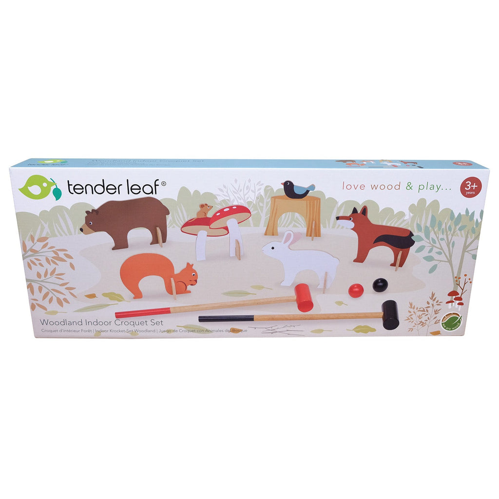 Woodland Indoor Croquet Set  Tender Leaf Toys   