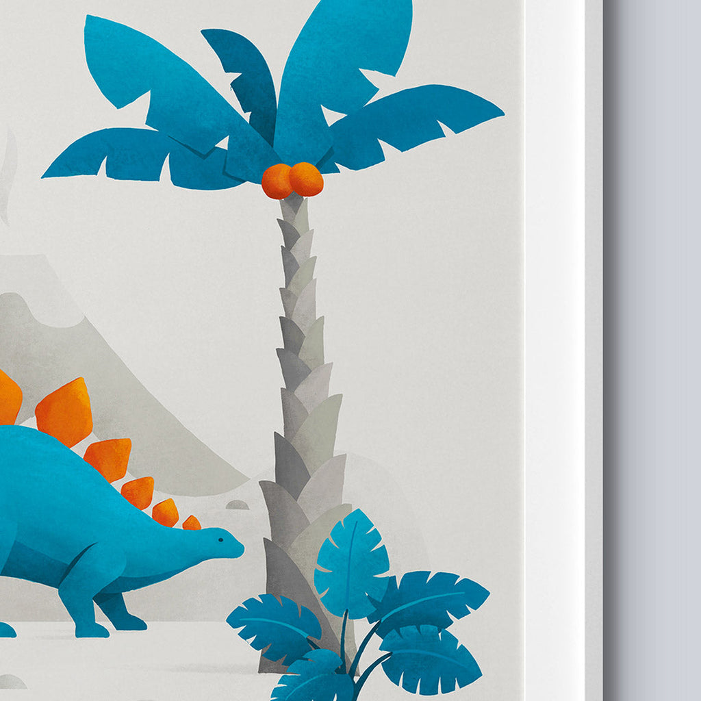 Scandi Dinosaur Nursery Print  Tigercub Prints   