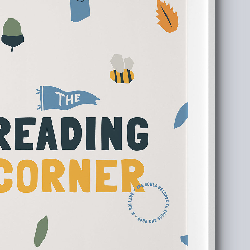 The Reading Corner Nursery Print  Tigercub Prints   