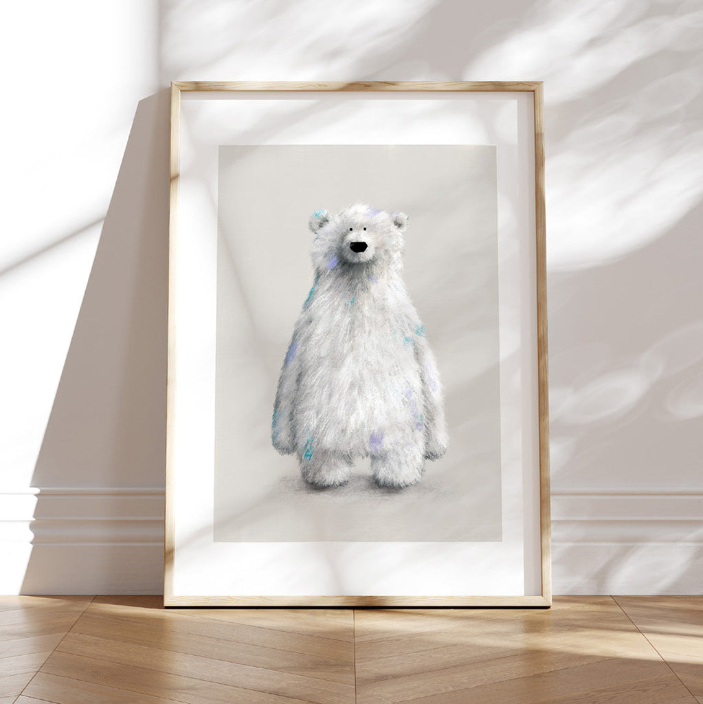 Polar Bear Nursery Print Single Prints Tigercub Prints   