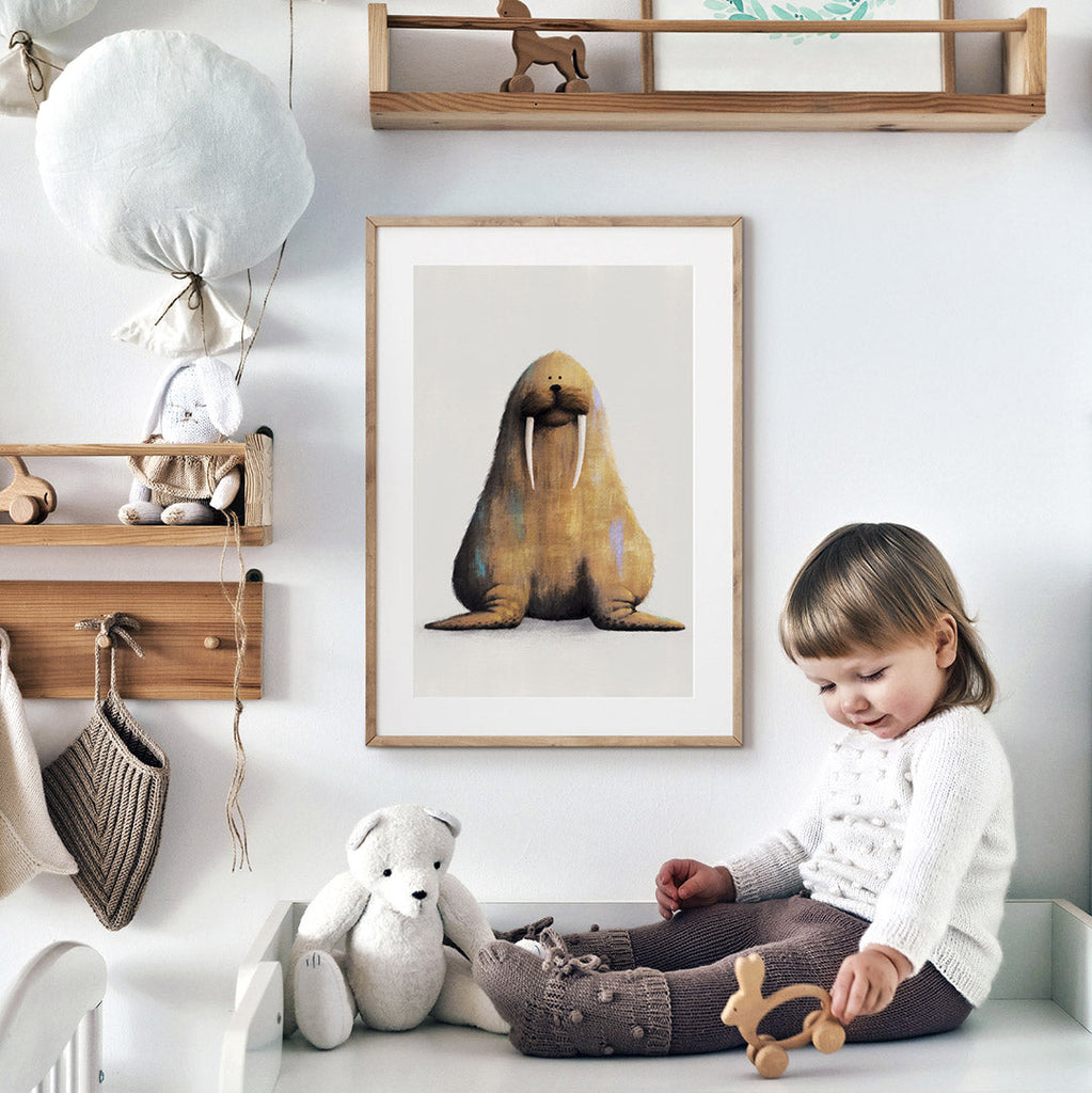 Walrus Nursery Print Single Prints Tigercub Prints   