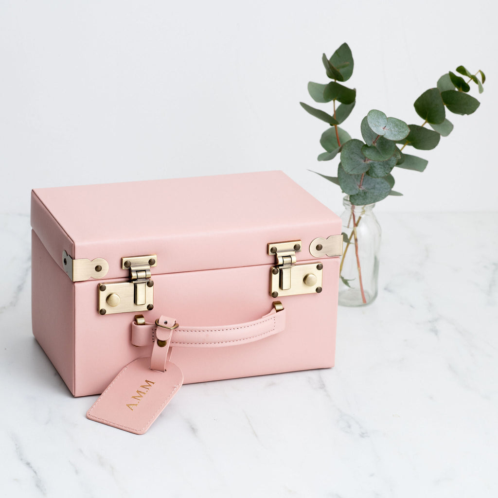 Midi Memory Box | Keepsake Case in Blush Pink Jewellery meminio   