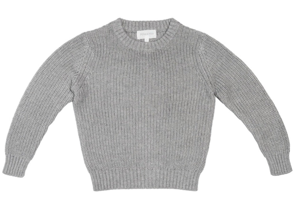 AW24 Fisherman Jumper | Oxford Grey Jumper MIKA & MILO   