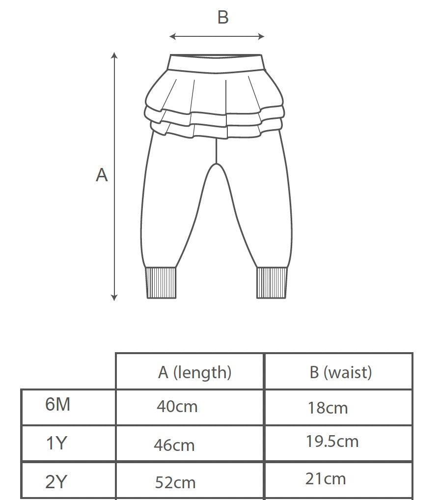 AW24 Baby Ruffled Pants | Blush pants MIKA & MILO   