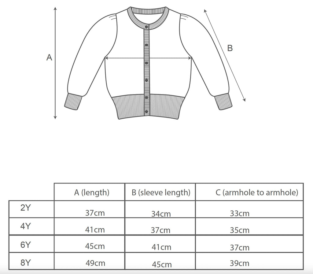 Popcorn Cardigan | Cashmere/Merino cardigan MIKA & MILO   