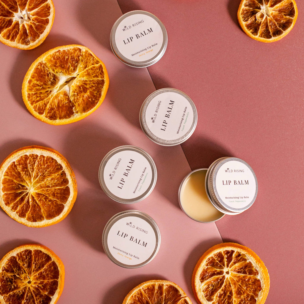 Lip Balm - Zesty Orange  Wild Rising Skincare   