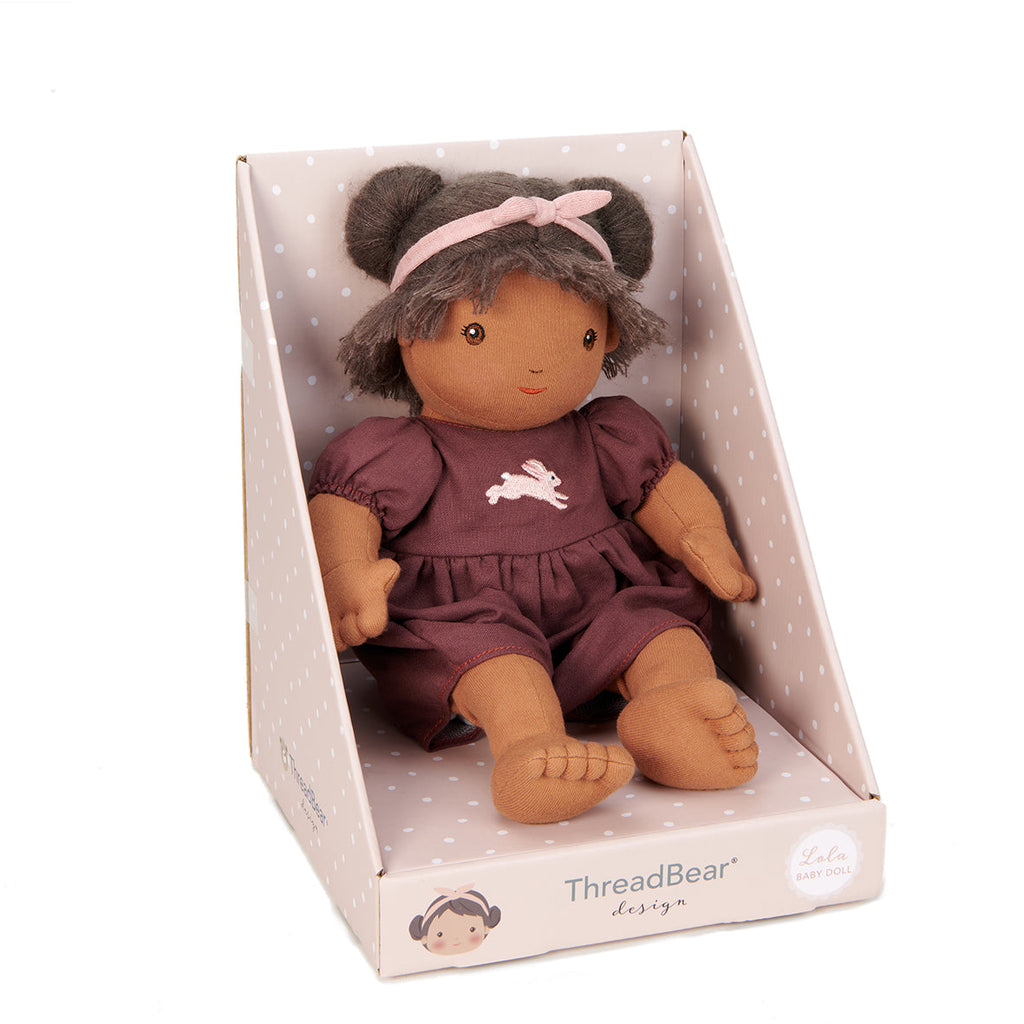 Baby Lola Rag Doll Soft Dolls Thread Bear Design   