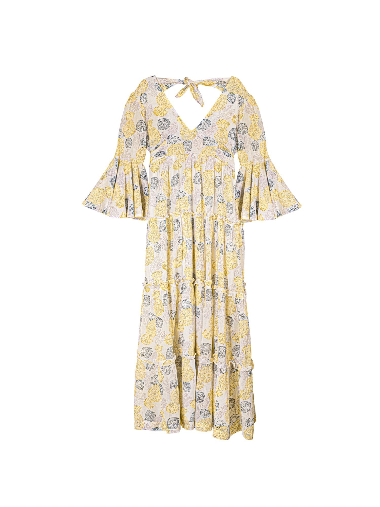 Block Printed Girl's Dress - Malabar Leaf Dress Malabar Baby