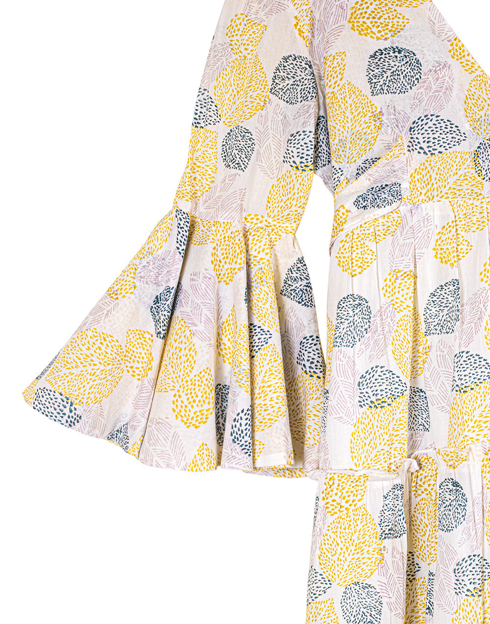Block Printed Girl's Dress - Malabar Leaf Dress Malabar Baby
