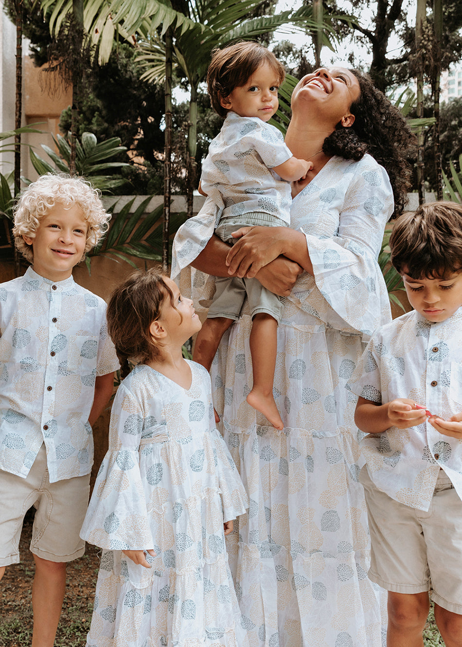 Block Printed Girl's Dress - Malabar Leaf Dress Malabar Baby