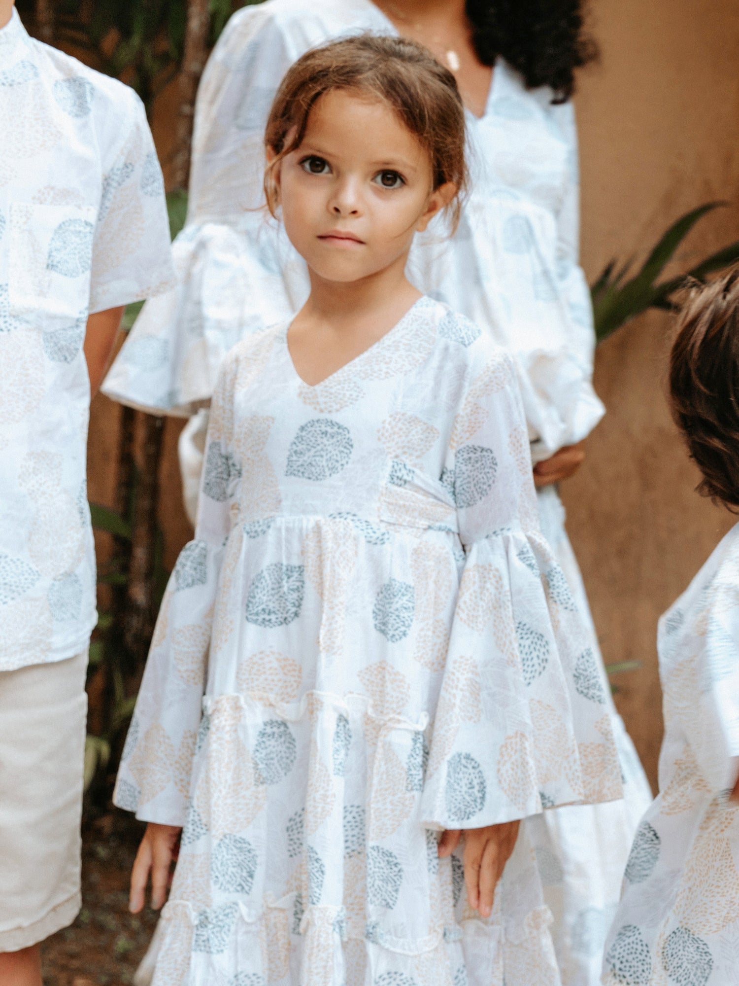 Block Printed Girl's Dress - Malabar Leaf Dress Malabar Baby