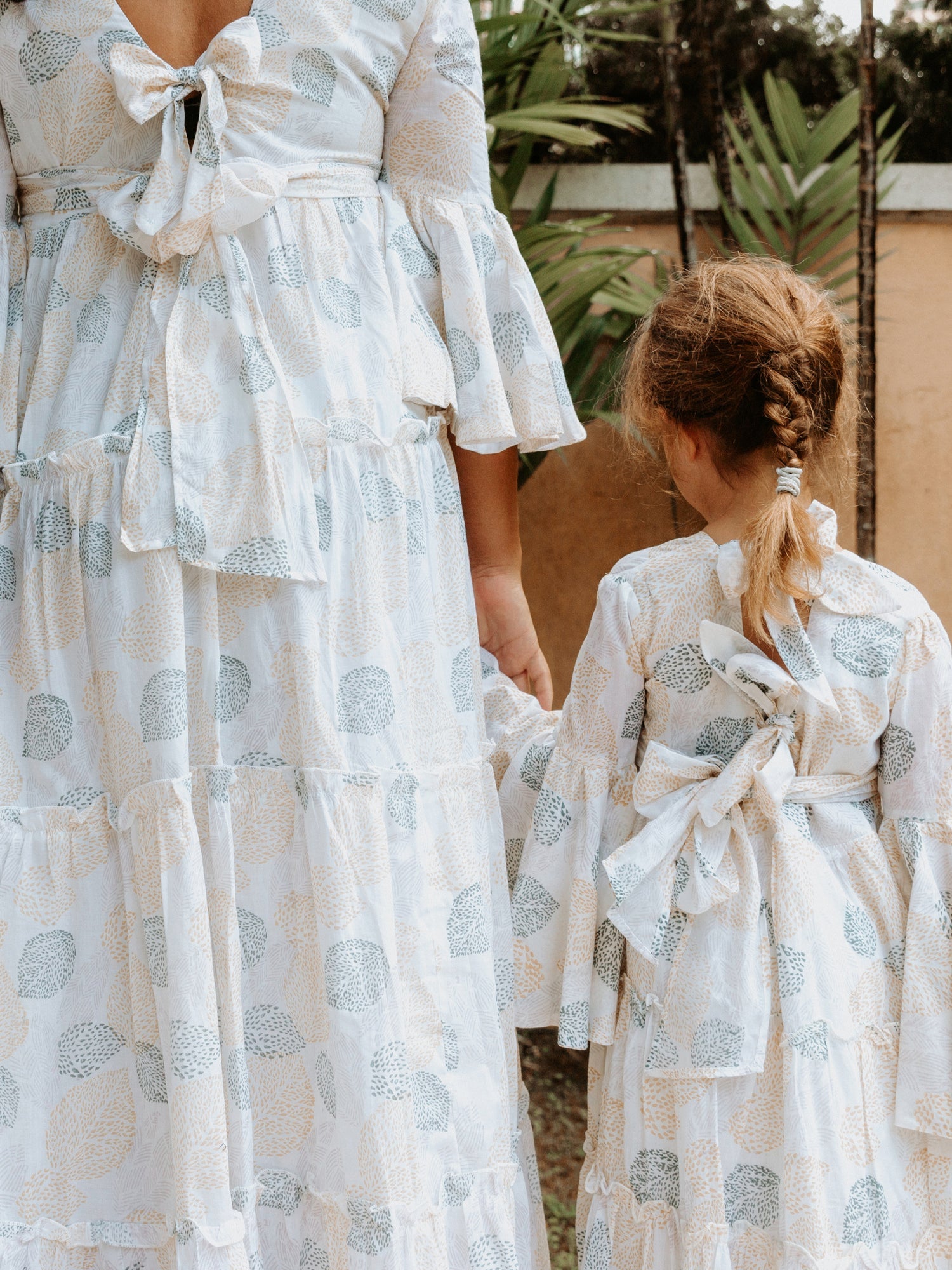 Block Printed Girl's Dress - Malabar Leaf Dress Malabar Baby