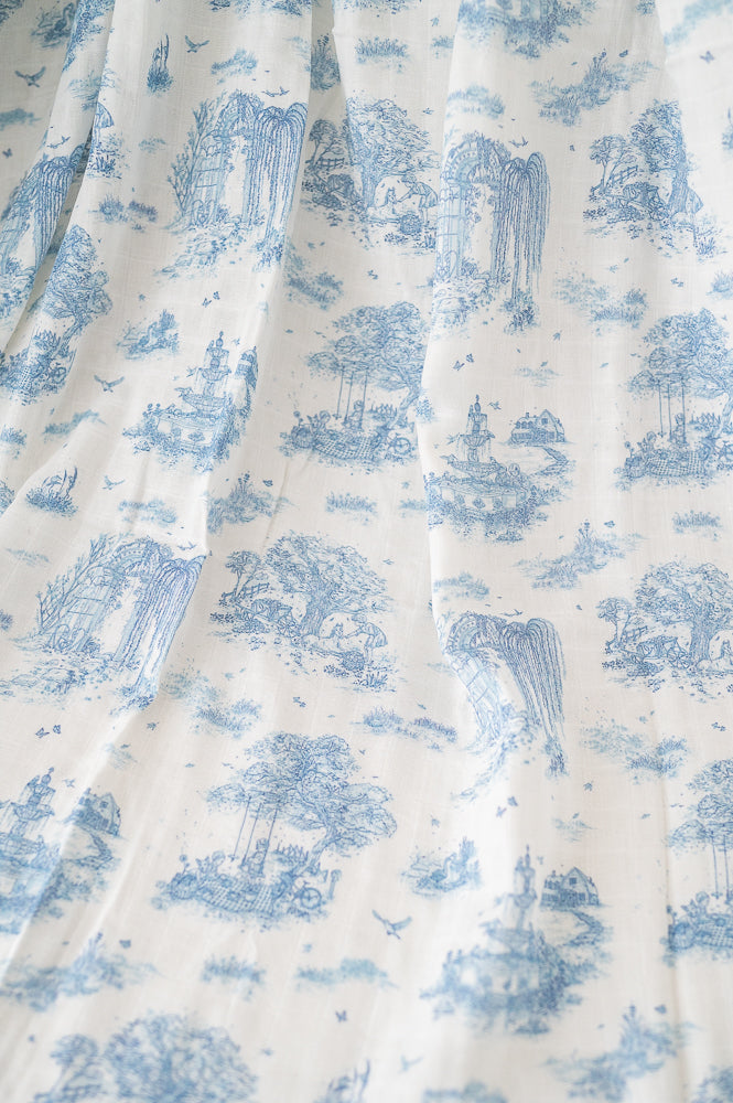 Spring Toile Muslin Swaddle (Set of 3) Muslin Swaddle The Gilded Bird   