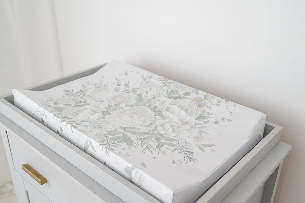 White Roses Wedge Mat Wedge Changing Mat The Gilded Bird UK   