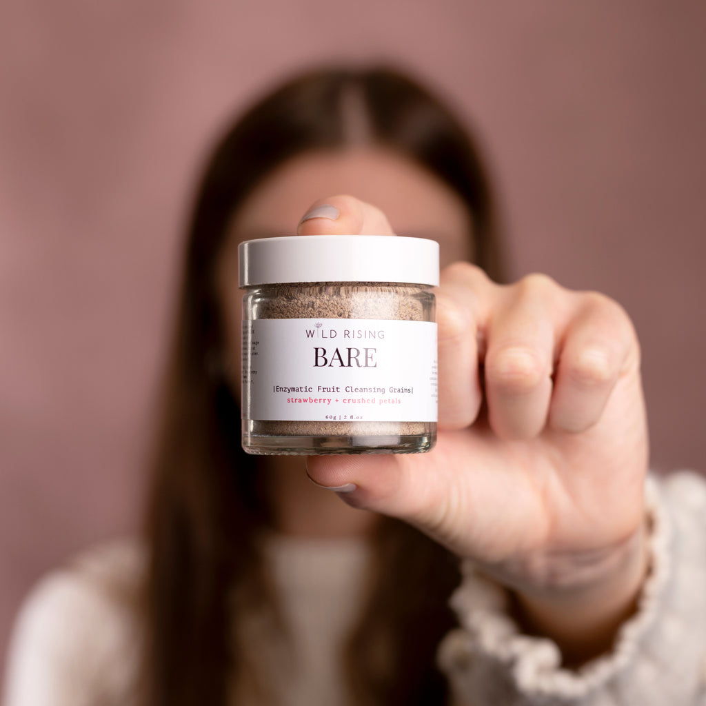 Bare - Organic Cleansing Grains  Wild Rising Skincare   